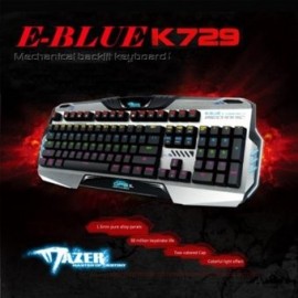 E-BLUE K729 mecánica del juego Keyboard_Colorful RGB - Envío Gratuito