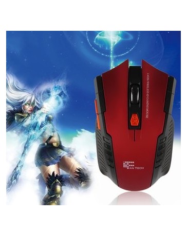 EW Fantech óptico 6D Mouse Juego Rojo - Envío Gratuito