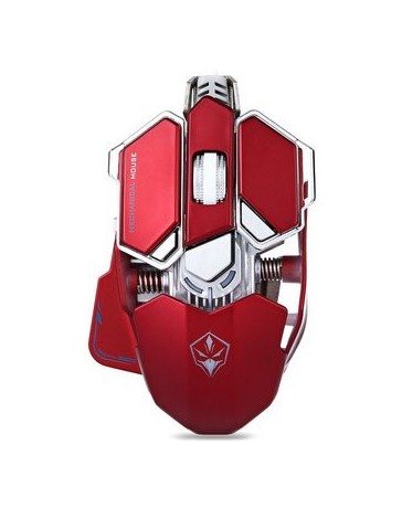 Mouse Gamer Luom G10 4000DPI-Rojo - Envío Gratuito