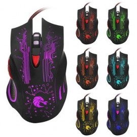 Ratón 5500DPI Botón 6 Con Cable Optico Gaming Mouse - Envío Gratuito