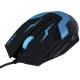 Mouse óptico 1600 DPI USB 2.0 Para Juegos-Negro Con Azul. - Envío Gratuito