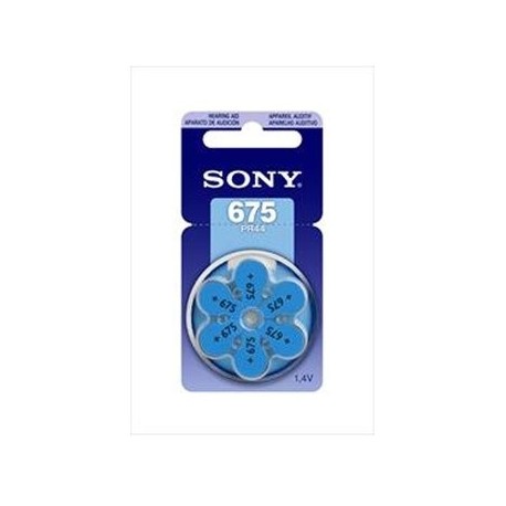 Bateria Sony Pr675-D6a Auditiba Paquete 6 Piezas +C+ - Envío Gratuito