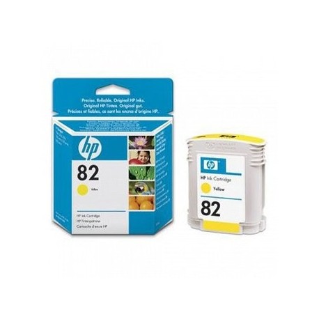 Nuevo TINTA HP LF AMARILLO 82 DESIGNJET 500 800 SERIES - Envío Gratuito