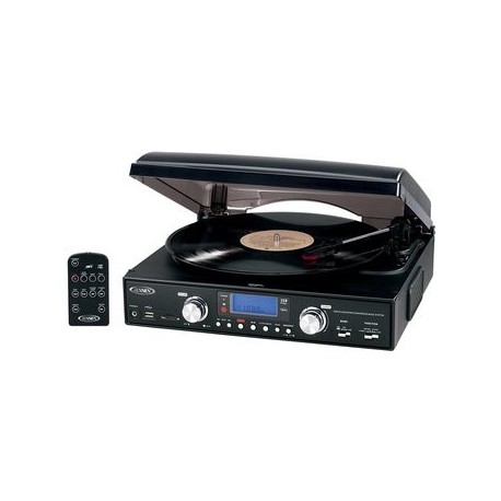 Jensen Jta-460 Tocadiscos Estereo 3-Velocidad Con Mp3 - Envío Gratuito