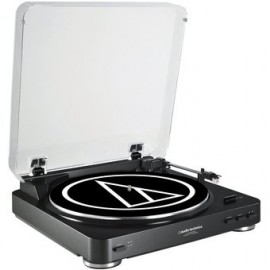 Tornamesa Audio Technica AT-LP60BK-USB Automatico - Negro - Envío Gratuito