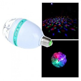 Vara Foco Led Rgb Giratorio Luz Disco En Casa Crystal Ball Dj - Envío Gratuito