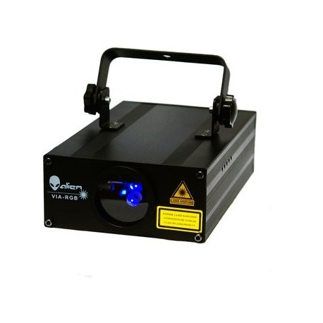 Laser Alien Luz VIA - RGB. Modo De Trabajo - Envío Gratuito