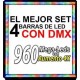 Paquete con 4 Barras de 240 Led´s y 24 Pixeles - Envío Gratuito