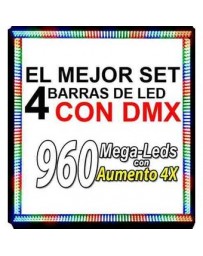 Paquete con 4 Barras de 240 Led´s y 24 Pixeles - Envío Gratuito