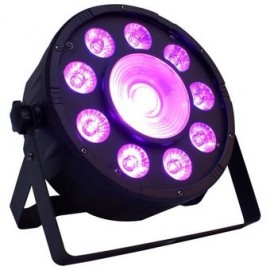 Panel RGB de Mega Leds 9x3w mas 1x30w DMX - Envío Gratuito