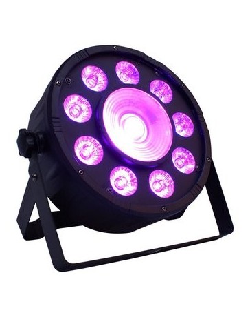 Panel RGB de Mega Leds 9x3w mas 1x30w DMX - Envío Gratuito