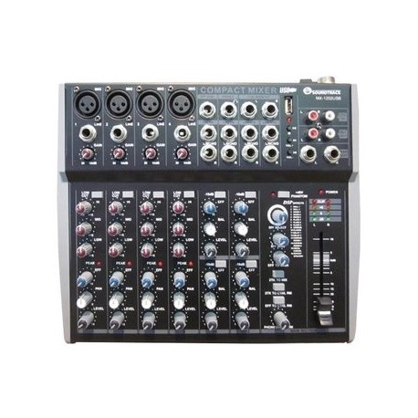 SOUNDTRACK MX1202USB MEZCLADORA PROFESIONAL - Envío Gratuito