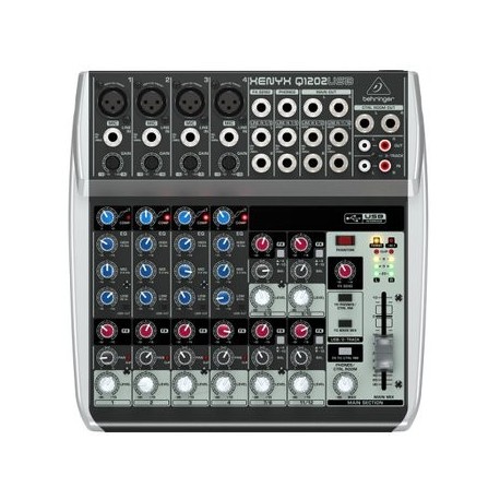 Mezcladora De Audio Con Usb Behringer Q1202USB - Envío Gratuito