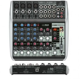 Mezcladora De Audio Behringer Con Efectos QX1202USB - Envío Gratuito