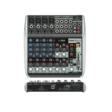 Mezcladora De Audio Behringer Con Efectos QX1202USB - Envío Gratuito