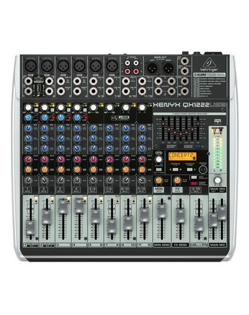 Mezcladora De Audio Behringer Con Efectos QX1222USB - Envío Gratuito