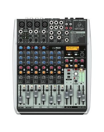 Mezcladora De Audio Behringer Con Efectos QX1204USB - Envío Gratuito