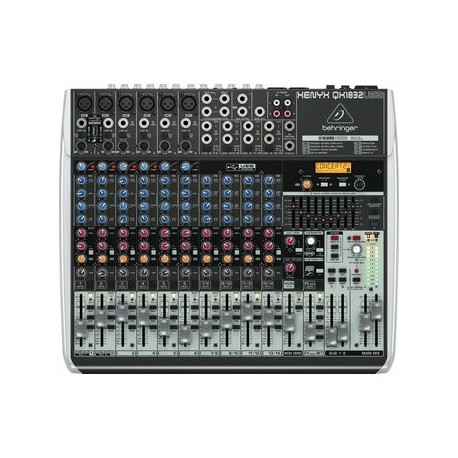 Mezcladora De Audio Behringer Con Efectos QX1622USB - Envío Gratuito