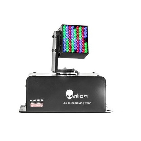 Cabeza Movil Luz Disco DJ Miniwash 50W RGB 86 - Envío Gratuito