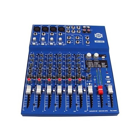 Mezcladora Dj 8 Canales Interface Usb - Envío Gratuito