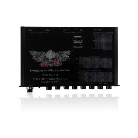Ecualizador Grafico Power Acoustik Pwm-70 7 Bandas Rca - Envío Gratuito