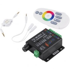 EW El sonido de audio LED RGB RF Música controlador - Envío Gratuito