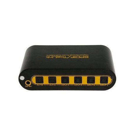 TosLink Digital Optical Audio Switcher Adapter - Envío Gratuito