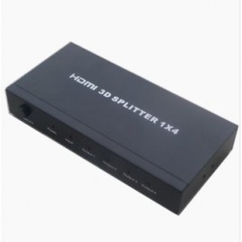 1X4 HDMI Splitter 4 Port 1080P Connector Adapter - Envío Gratuito