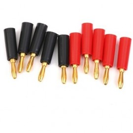 MagiDeal Chapado En Oro 4mm 10pcs Altavoces - Envío Gratuito