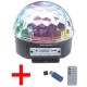 Esfera Luz Luces LED Disco Dj Magic Ball Con Bocina Sd 3 - Envío Gratuito