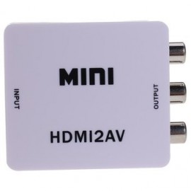 Mini 1080P Video HDMI to AV RCA Cable Adapter - Envío Gratuito