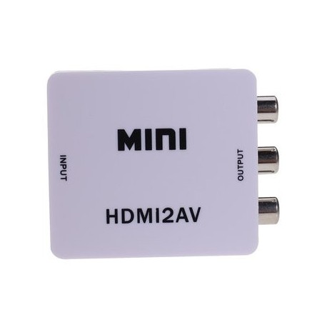 Mini 1080P Video HDMI to AV RCA Cable Adapter - Envío Gratuito