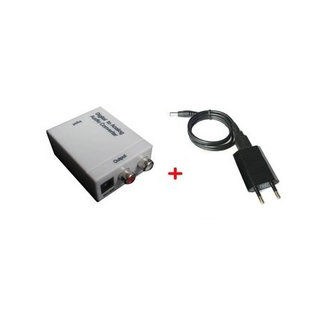 Coaxial digital óptico Toslink RCA de señal al adaptador - Envío Gratuito