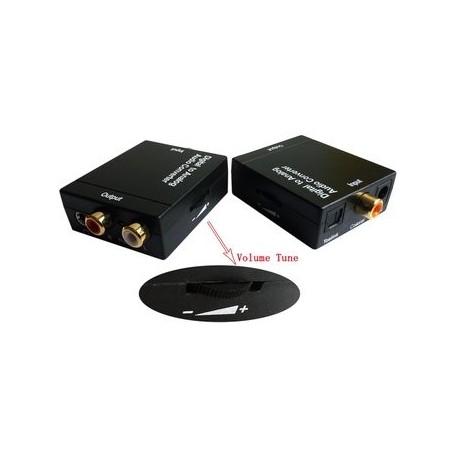 Koaxial digital óptico Toslink de la señal analógica de audio - Envío Gratuito