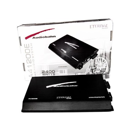 Amplificador Audiobahn Serie Eternal 2400w 4 Canales Bafles - Envío Gratuito