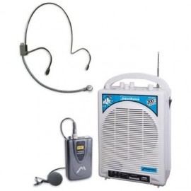 Amplificador De Audio Portatil Mitzu Recargable Usb Diadema Pa-6050 - Envío Gratuito