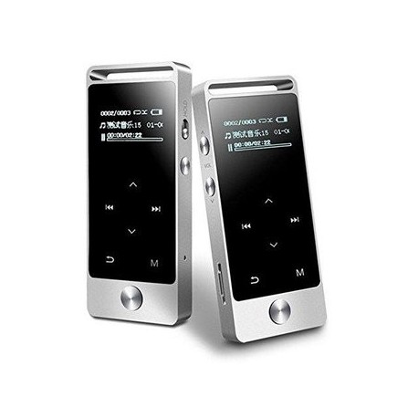 CFZC Newest Mini Hi-Fi Touch Button MP3 player Metal - Envío Gratuito