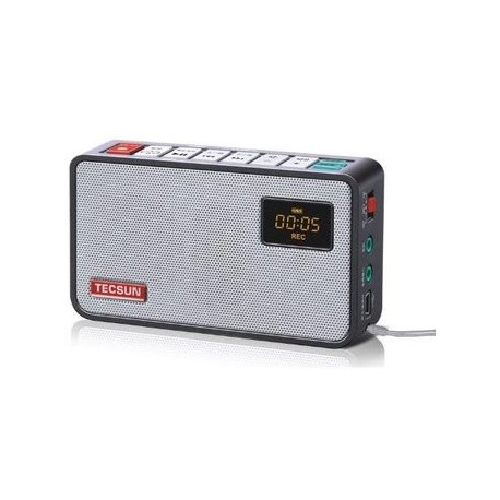 Tecsun ICR-100 4-in-1 Pocket FM Radio with ETM Tuning - Envío Gratuito