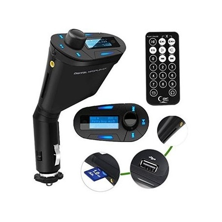 BONGEEK Car Kit MP3 Player Wireless FM Transmitter - Envío Gratuito