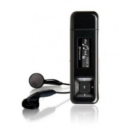 8GB Transcend Digital Music Player and FM Radio MP330 (Black) - Envío Gratuito