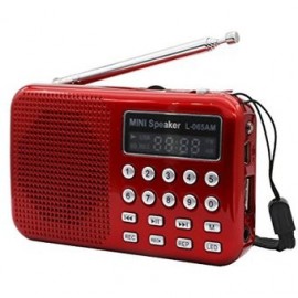 AMPSEVEN Portable AM/FM Radio Speaker Mini USB - Envío Gratuito