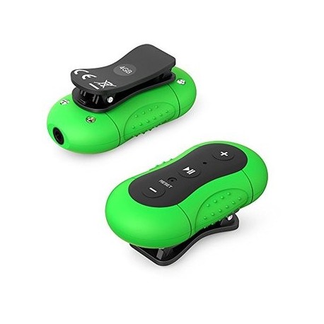 Aerb MD190 4GB Waterproof MP3 Player with Earphones - Green - Envío Gratuito