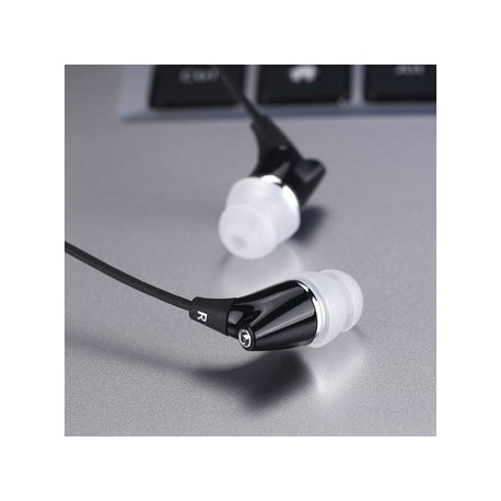 EB El Cable De Los Auriculares EM254C-Negro - Envío Gratuito