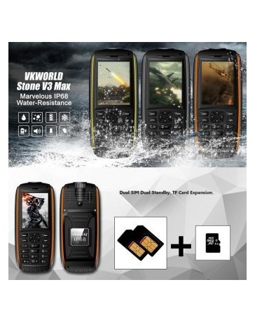 Eh 2.4' Smartphone VK World V3Max 64MB IP68 Desbloqueado - Envío Gratuito