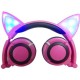 Plegable Creativo Oreja de Gato Estéreo Auriculares - Envío Gratuito