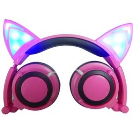 Plegable Creativo Oreja de Gato Estéreo Auriculares - Envío Gratuito