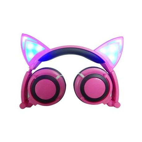 Plegable Creativo Oreja de Gato Estéreo Auriculares - Envío Gratuito