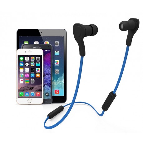 Louiwill Bluetooth 4.0 Estéreo Deporte Auricular(Azul) - Envío Gratuito