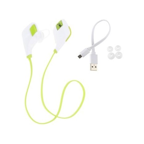 ER audifonos Maggie 5 mini-deportiva blanca auriculares estéreo Bluetooth - Envío Gratuito