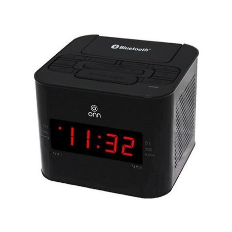 Radio Reloj Despertador Bluetooth ONN ONB14AV204 - Envío Gratuito